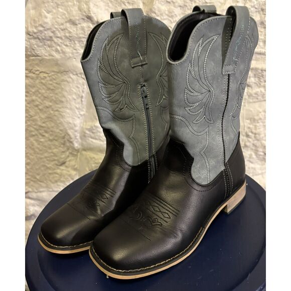 Vodvob Kids Western Boots Size 4 Great Condition - Picture 4 of 4